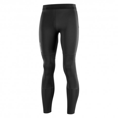 Salomon Pantaloni Trail Running Cross Run Deep Nero Uomo