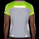 Brooks Maglia Running Run Visible Bianco Nightlife Donna