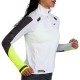 Brooks Maglia Running Manica Lunga Zip Run Visible Bianco Asphalt Nightlife Donna