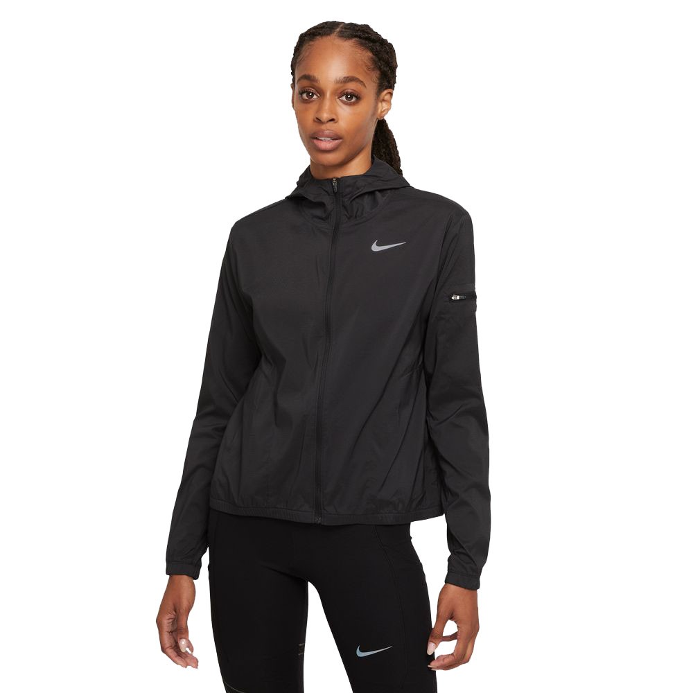 Nike Giacca Running Imp Light Nero Reflective Argento Donna