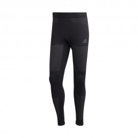 ADIDAS Leggings Running Primeknit Nero Carbon Uomo