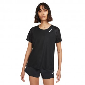 Nike Maglia Running Mm Df Race Nero Reflective Argento Donna