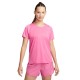 Nike Maglia Running Mezze Maniche Df Race Rosasilce Reflective Argento Donna