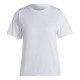 ADIDAS T-Shirt Running Icons Bianco Donna