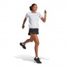 ADIDAS T-Shirt Running Icons Bianco Donna