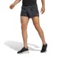 ADIDAS Pantaloncini Running Adizero Split Nero Grigio Uomo