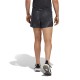 ADIDAS Pantaloncini Running Adizero Split Nero Grigio Uomo