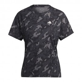 ADIDAS Maglia Running Otr Aop Nero Donna