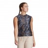 ADIDAS Maglia Running Fast Aop Nero Donna