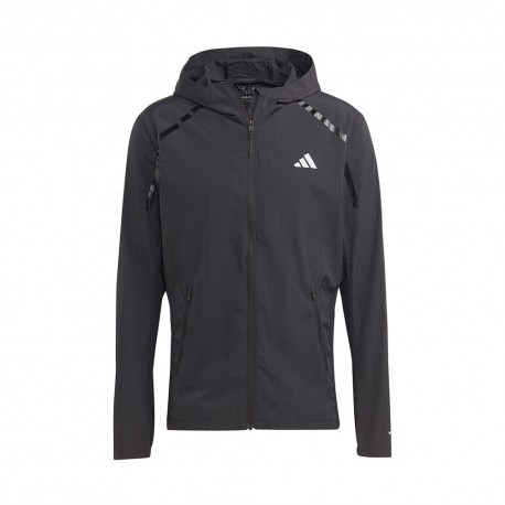 ADIDAS Giacca Running Marathon Nero Uomo