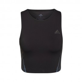 ADIDAS Crop Top Running Icons Nero Donna