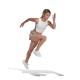 ADIDAS Crop Top Running Icons Bianco Donna