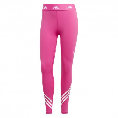 ADIDAS Leggings Sportivi Rosso Nero Donna
