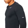 Nike Maglia Running Ml Df Element Crew Nero Reflective Argento Uomo