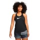 Nike Canotta Running Df Swoosh Hbr Nero Donna