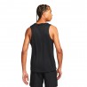 Nike Canotta Running Df Miler Nero Reflective Argento Uomo