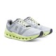 On Cloudgo Grigio Verde Lime - Scarpe Running Donna