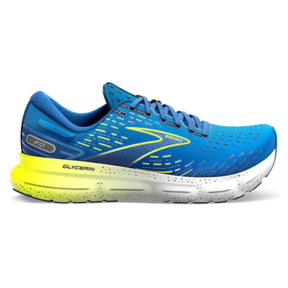 Brooks Glycerin 20 Blue Nightlife Bianco - Scarpe Running Uomo