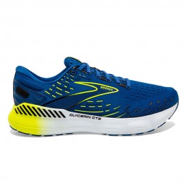 Brooks Glycerine 20 Gts Blu Giallo Fluo - Scarpe Running Uomo