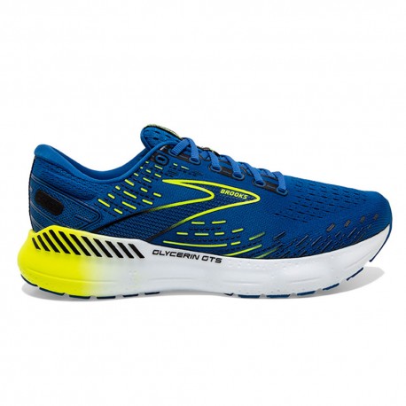 Brooks Glycerine 20 Gts Blue Nightlife Bianco - Scarpe Running Uomo