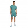 Nike Maglia Running Mezze Maniche Df Miler Mineral Teal Reflective Argento Uomo
