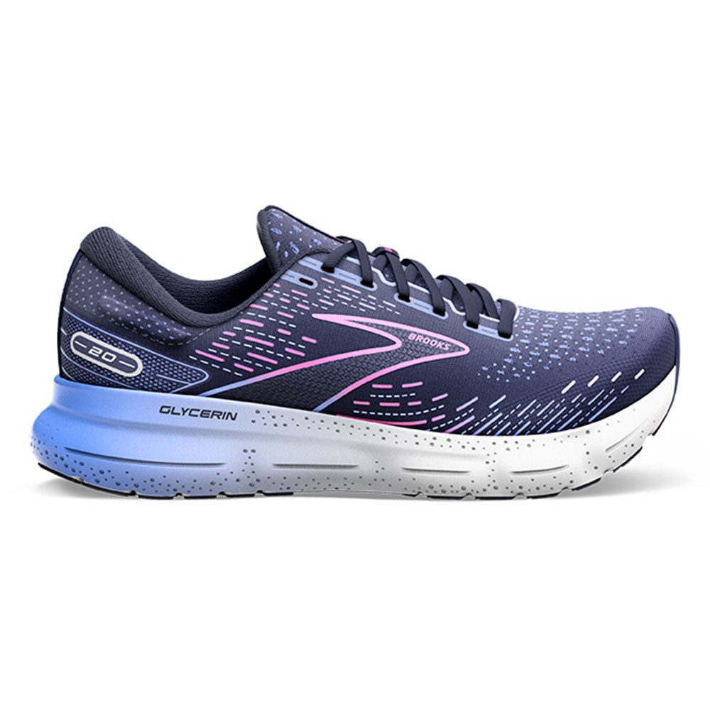 Brooks Glycerin 20 Peacoat Blue Rosa - Scarpe Running Donna