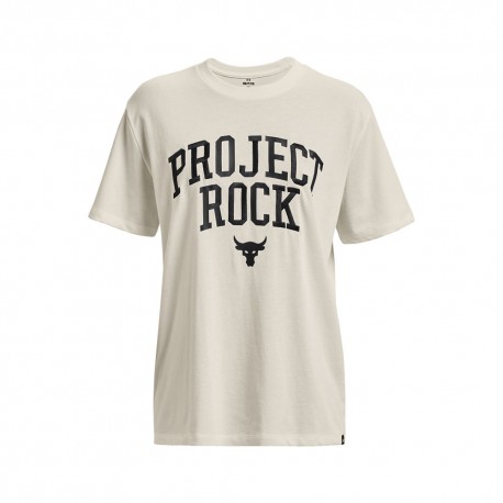 Under Armour Maglietta Palestra The Rock Bianco Donna