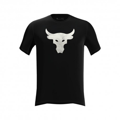 Under Armour Maglietta Palestra The Rock Nero Uomo