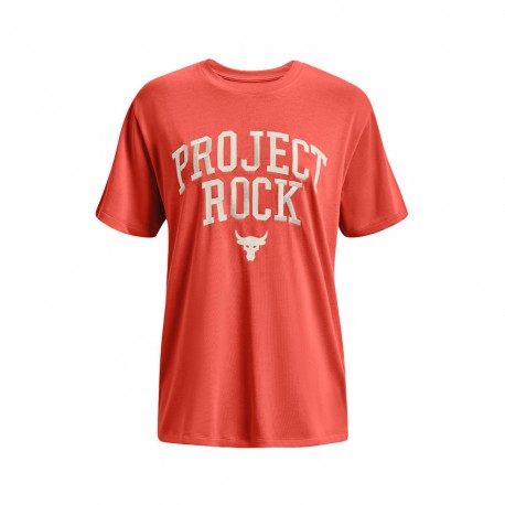 Under Armour Maglietta Palestra The Rock Rosso Donna