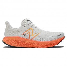 New Balance 1080 V12 Bianco Arancio - Scarpe Running Uomo