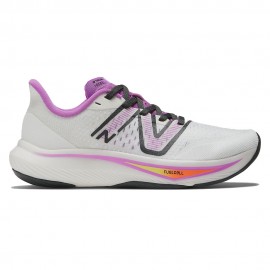 New Balance Fuelcell Rebel V3 Bianco Viola - Scarpe Running Donna