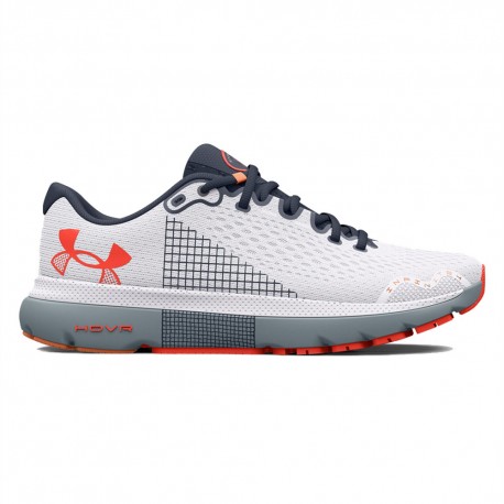 Under Armour Havor Infinite 4 Bianco Arancio - Scarpe Running Uomo