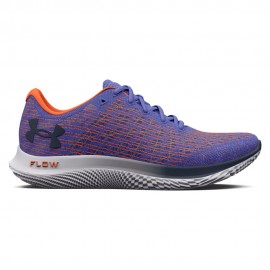 Under Armour Flow Velociti Wind 2 Azzurro Arancio - Scarpe Running Donna