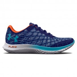 Under Armour Flow Velociti Wind 2 Azzurro Arancio - Scarpe Running Uomo