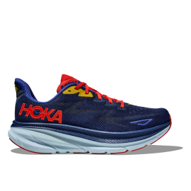 Hoka Clifton 9 Blu Rosso - Scarpe Running Uomo