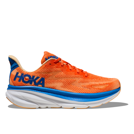 Hoka Clifton 9 Vibrant Arancio Impala - Scarpe Running Uomo