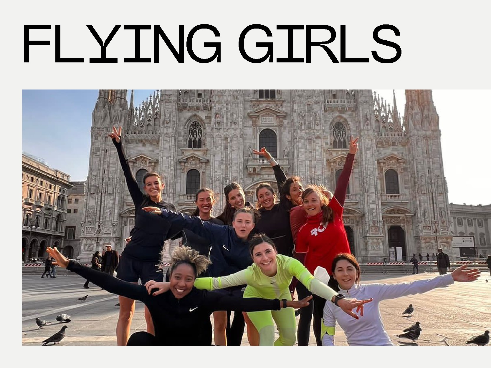 Allenamento Flying Girls Academy