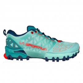 La Sportiva Bushido Ii Verde Rosso - Scarpe Trail Running Donna