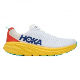Hoka Rincon 3 Bianco Giallo - Scarpe Running Uomo