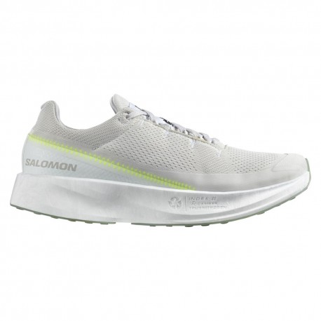 Salomon Index 02 Bianco Lunar Rock Safety Giallo - Scarpe Running Uomo