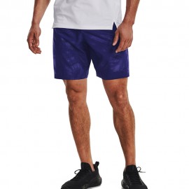 Under Armour Shorts Sportivi Emboss Blu Uomo