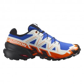 Salomon Speedcross 6 Blu Rosso - Scarpe Trail Running Uomo