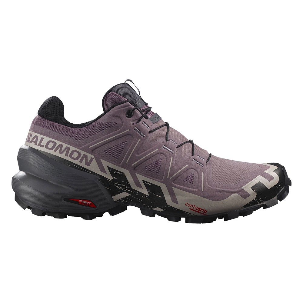 Salomon Speedcross 6 Moonscape Nero Ashes Of Rose - Scarpe Trail Running Donna