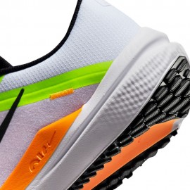 Nike Air Winflo 10 Bianco Nero Giallo Arancio - Scarpe Running Uomo