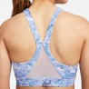 Nike Reggiseno Sportivo Fantasia Medium Support Azzurro Donna