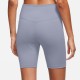 Nike Shorts Sportivi Bikers Lilla Donna