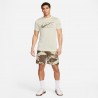 Nike Maglietta Palestra Logo Camou Beige Uomo