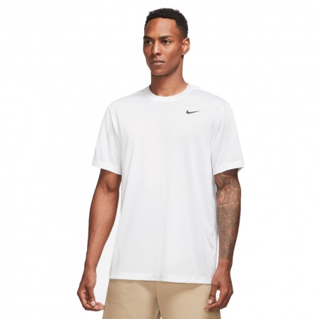 Nike Maglietta Palestra Bianco Uomo