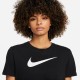 Nike Maglietta Palestra Logo Nero Donna