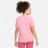 Nike Maglietta Palestra Logo Rosa Donna